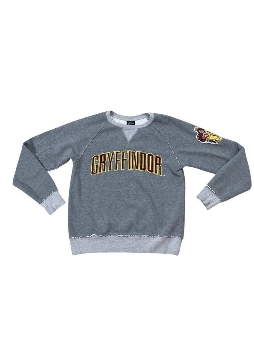 Harry Potter Gryffindor Universal Studios Gray Pullover Sweatshirt Size Small
